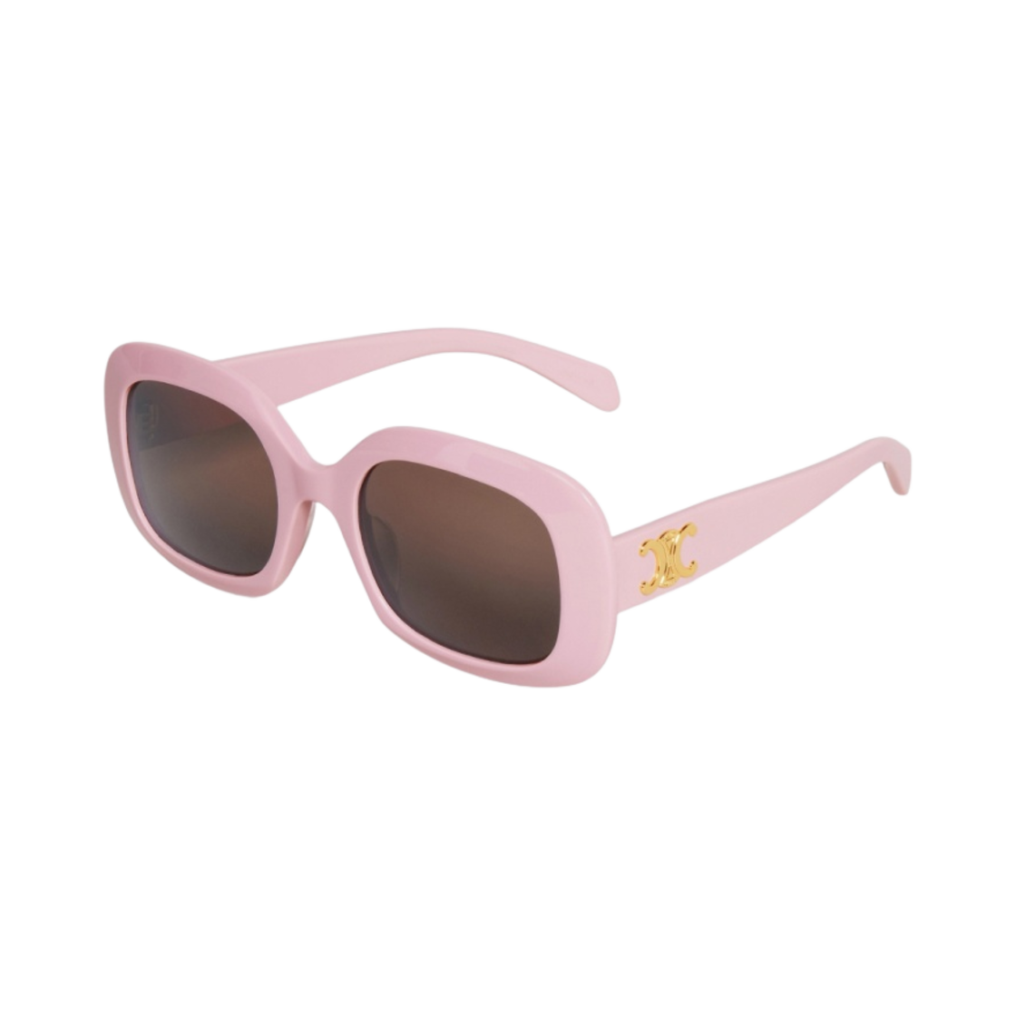 (W) 셀린느 아세테이트 트리옹프 10 선글라스 파스텔 로즈((W) Celine Triomphe 10 Sunglasses in Acetate Pastel Rose) - 2
