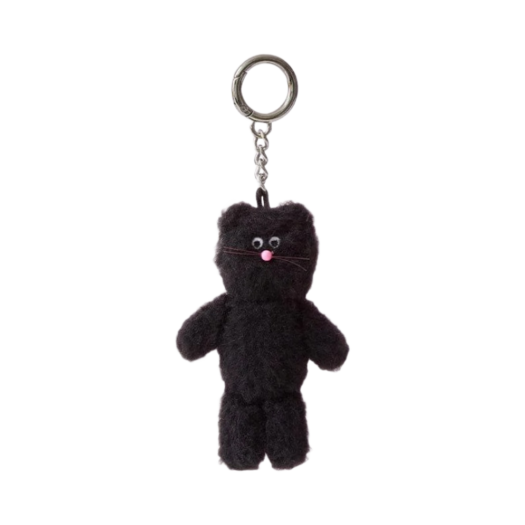 【Monamhee】 Beulpingi Keyring with White Pants Black ★人気 eb97843dab2217cc1d2c3aeb5b7326