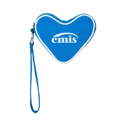 Emis Heart Keyring Pouch Blue