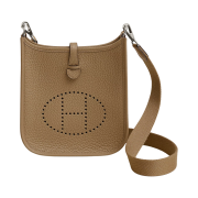 Hermes Evelyne 16 Amazone Bag Clemence & Palladium Poussiere