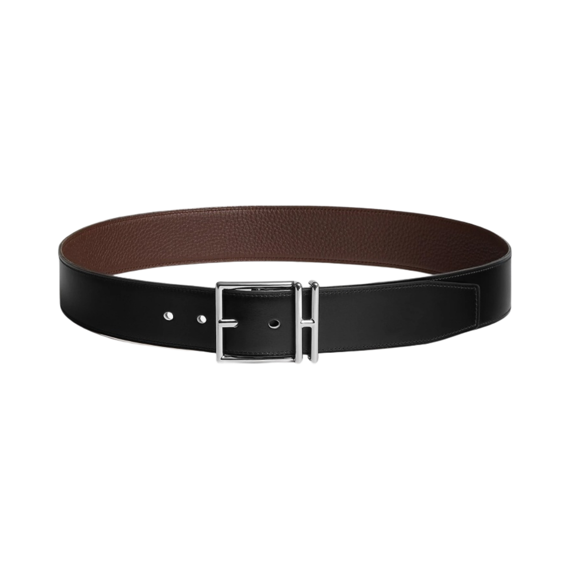 에르메스 나단 40 벨트 누아 쇼꼴라(Hermes Nathan 40 Belt Noir Chocolat) - 1