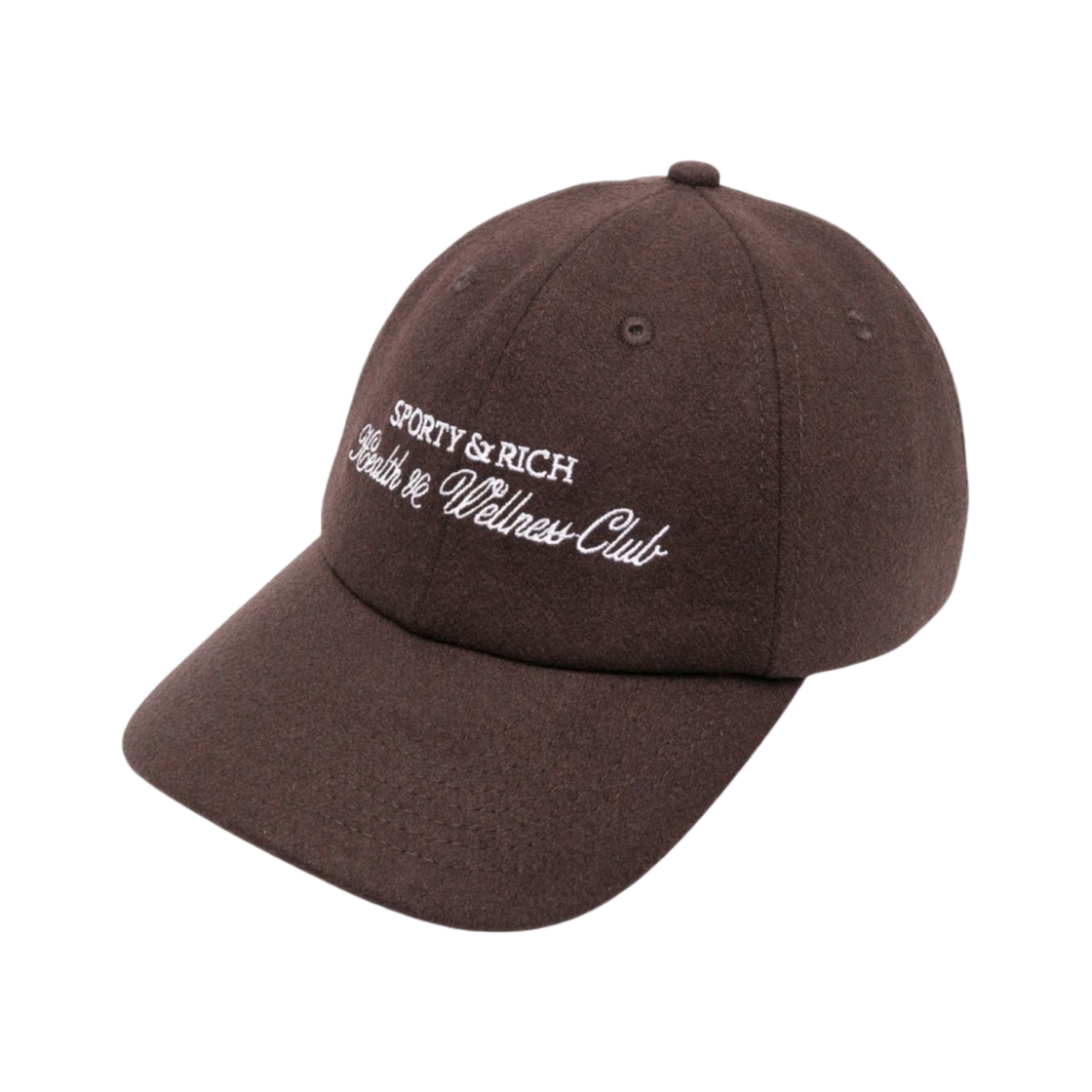 AC663CH Sporty & Rich H&W Club Wool Hat Chocolate