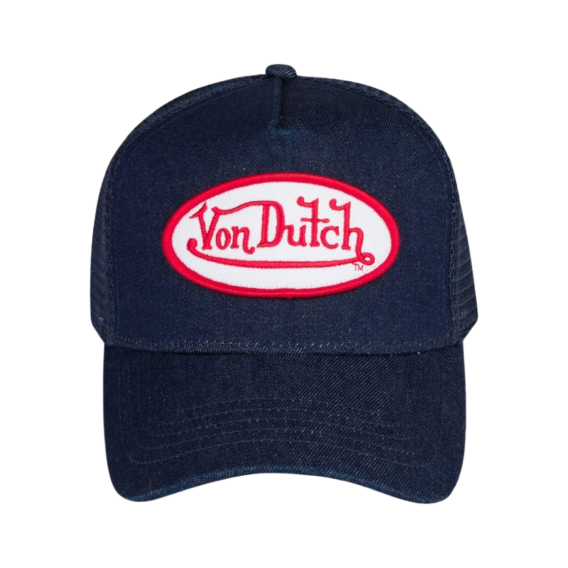 본더치 패치 데님 트러커 블루 화이트(Von Dutch Patch Denim Trucker Blue White) - 1