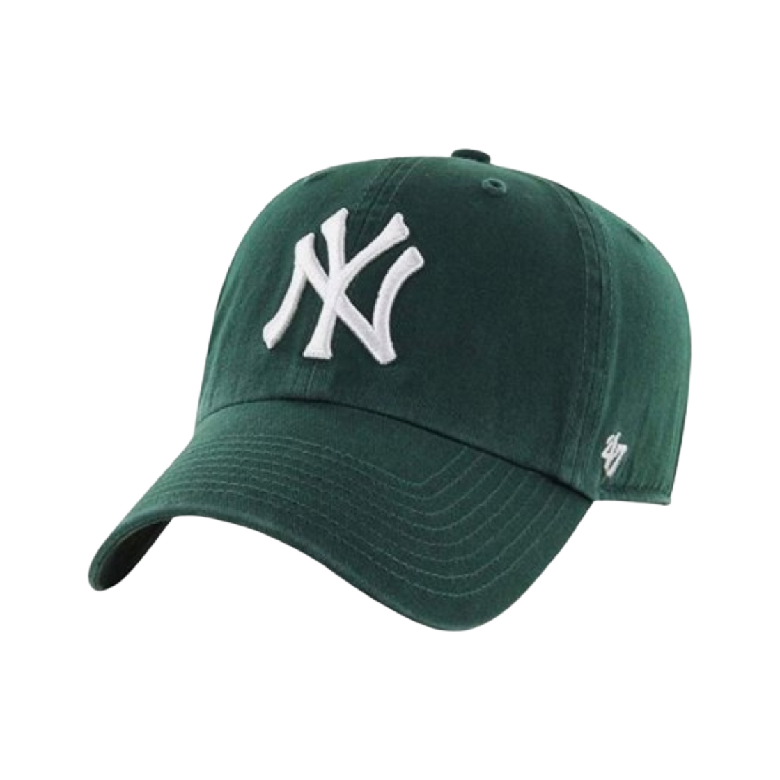 47 브랜드 뉴욕 양키스 BW 클린업 다크 그린(47 Brand New York Yankees BW Clean Up Dark Green)