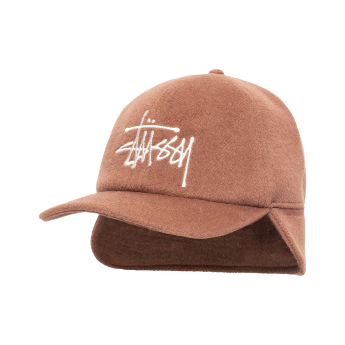 스투시 울 이어 플랩 캡 브라운(Stussy Wool Ear Flap Cap Brown) - 4