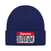 Supreme Gonz Nametag Beanie Navy - 21FW