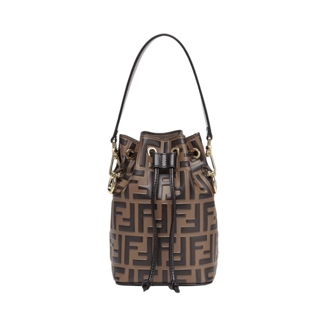 펜디 로고 미니 몬트레조 브라운