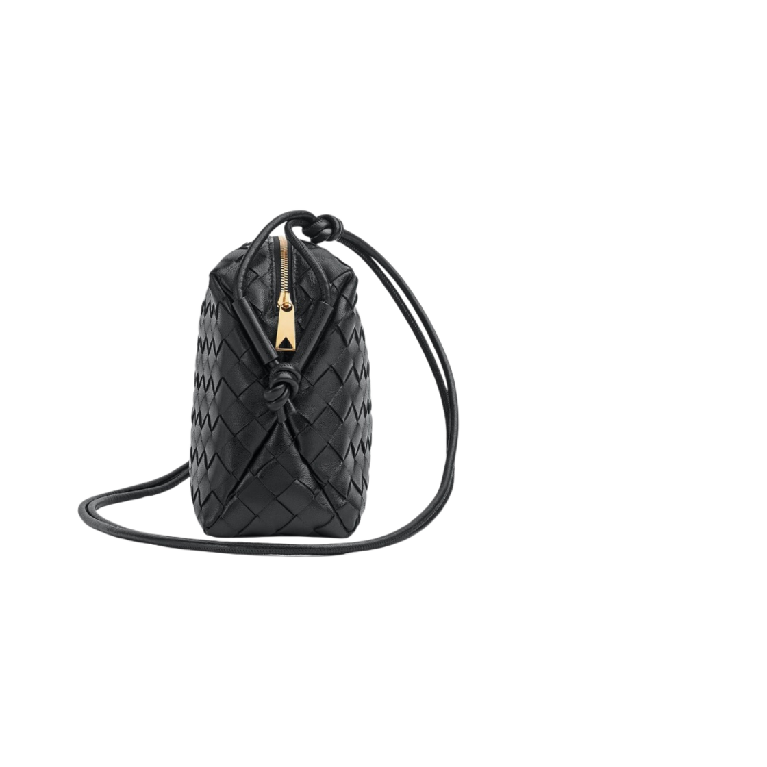 보테가 베네타 스몰 레더 루프백 블랙(Bottega Veneta Small Leather Loop Black) - 2