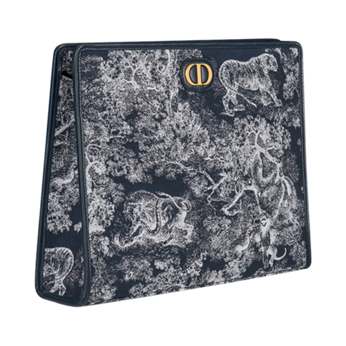 디올 30 몽테뉴 데아 파우치 블루 리버스 자카드(Dior 30 Montaigne Dea Pouch Blue Reverse Jacquard) - 2