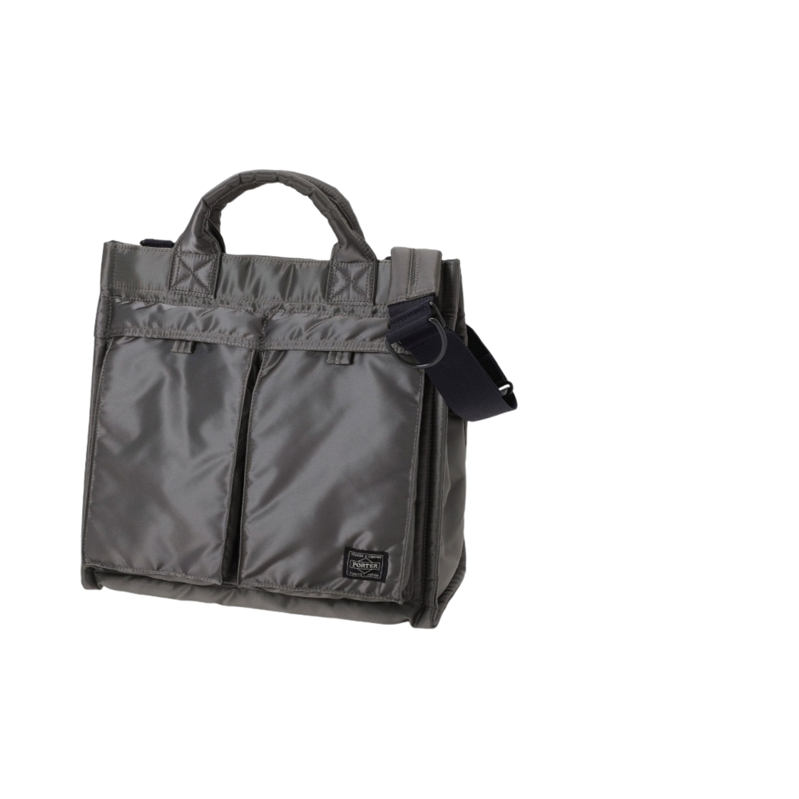 376-26812 Porter PX Tanker 2way Vertical Tote Bag M Silver Gray - 대표 이미지 #1