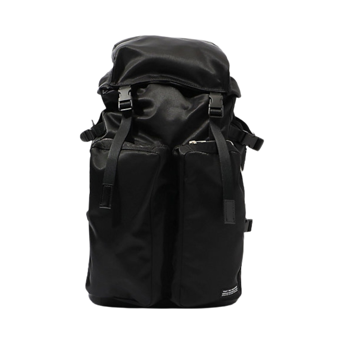 포터 x 풋 더 코처 미니멀 나일론 백팩 블랙(Porter x Foot The Coacher Minimal Nylon Backpack Black) - 1