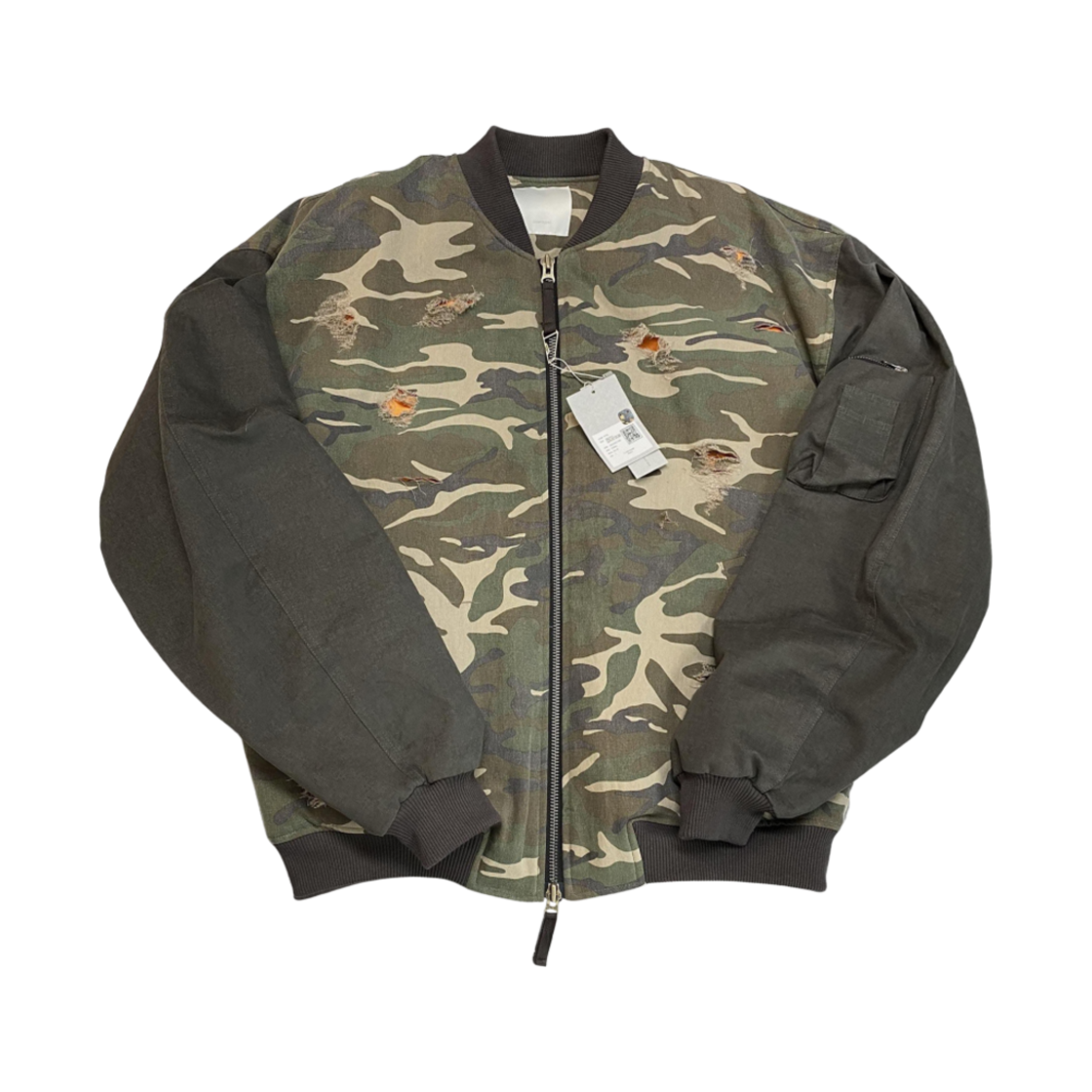 언더마이카 베텍 카모플라주 디스트로이드 봄버 콤부 - 23SS