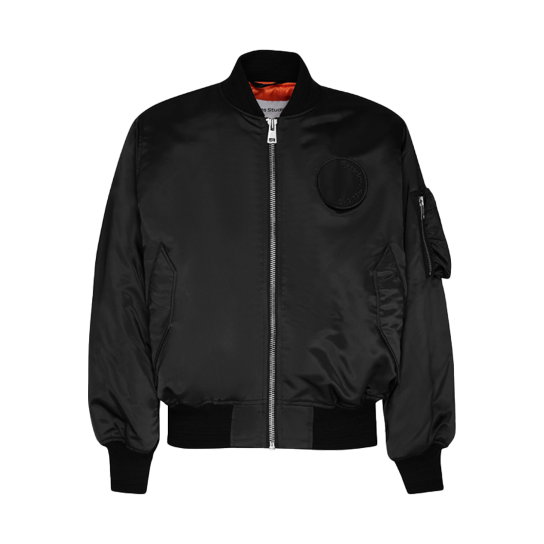에뛰드 스튜디오 나일론 봄버 자켓 블랙 - 24FW(Etudes Studio Nylon Bomber Jacket Black - 24FW)