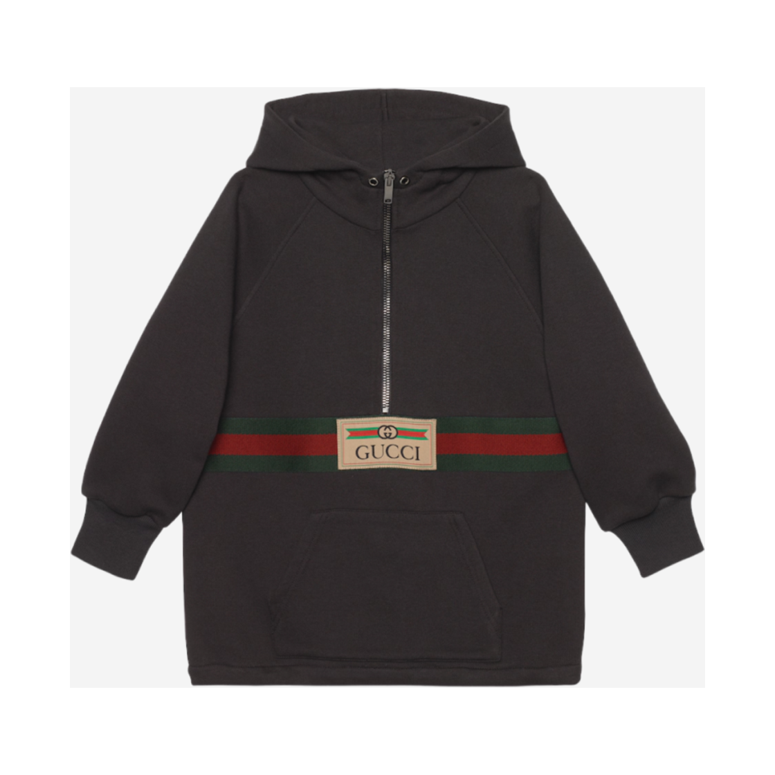 (키즈) 구찌 구찌 라벨 자켓 다크 그레이((Kids) Gucci Jacket with Gucci Label Dark Grey) - 1