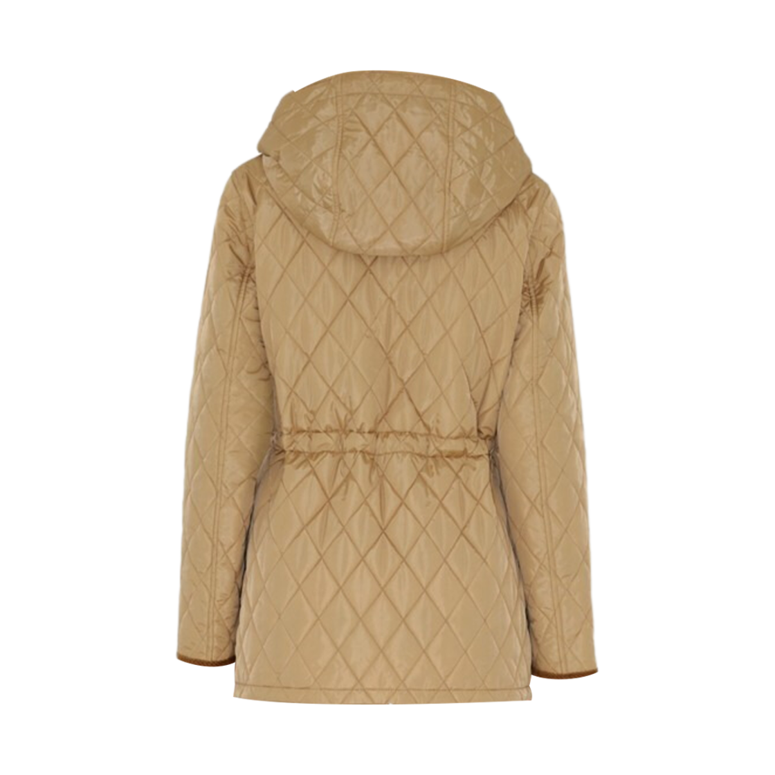(W) 버버리 퀼티드 나일론 파카 플랙스((W) Burberry Quilted Nylon Parka Flax) - 2
