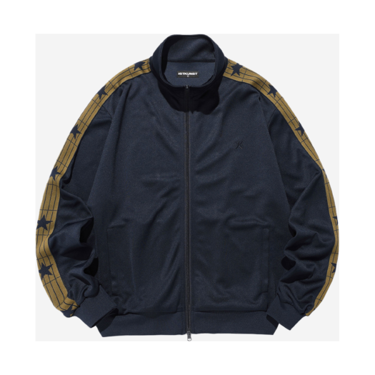 IK2FSMJ203ANV ISTKUNST IK Track Jersey Jacket Navy