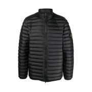 Stone Island 41524 Loom Woven Chambers R-Nylon Down-TC Garment Dyed Packable Jacket Black - 22FW