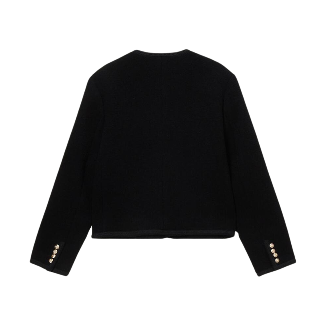 (W) 던스트 클래식 부클 트위드 자켓 블랙((W) Dunst Classic Boucle Tweed Jacket Black) - 2