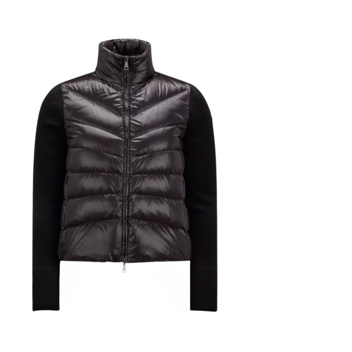 (W) 몽클레르 패딩 울 가디건 블랙 - 23FW