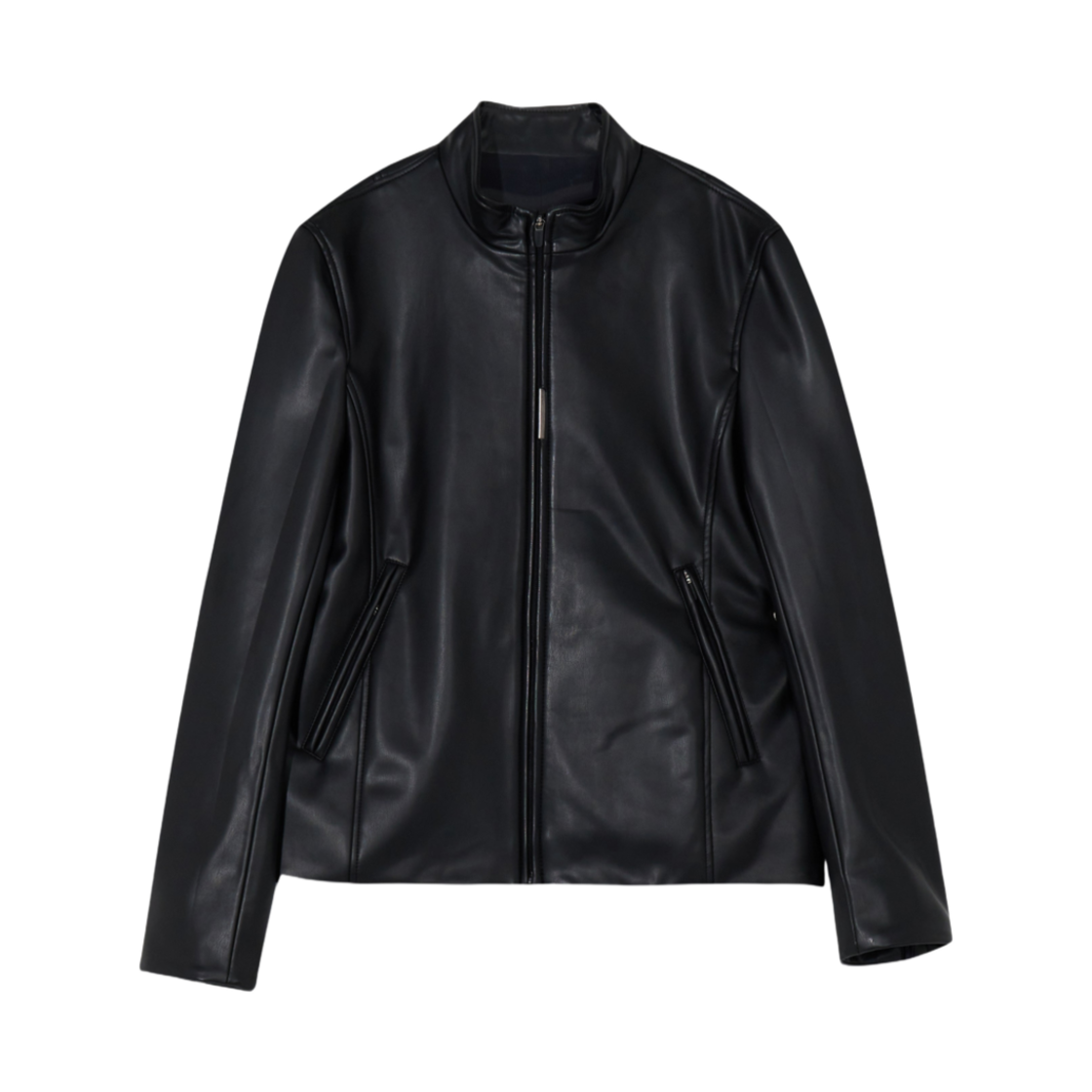 - Hyein Seo Faux Leather Jacket Black