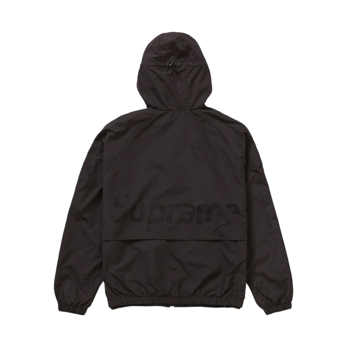 슈프림 라이트웨이트 나일론 후드 자켓 블랙 - 23SS(Supreme Lightweight Nylon Hooded Jacket Black - 23SS) - 2