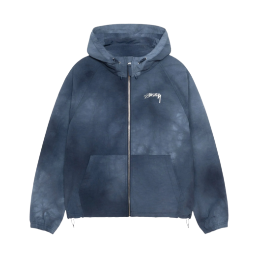 Stussy Wave Dye Beach Shell Jacket Navy