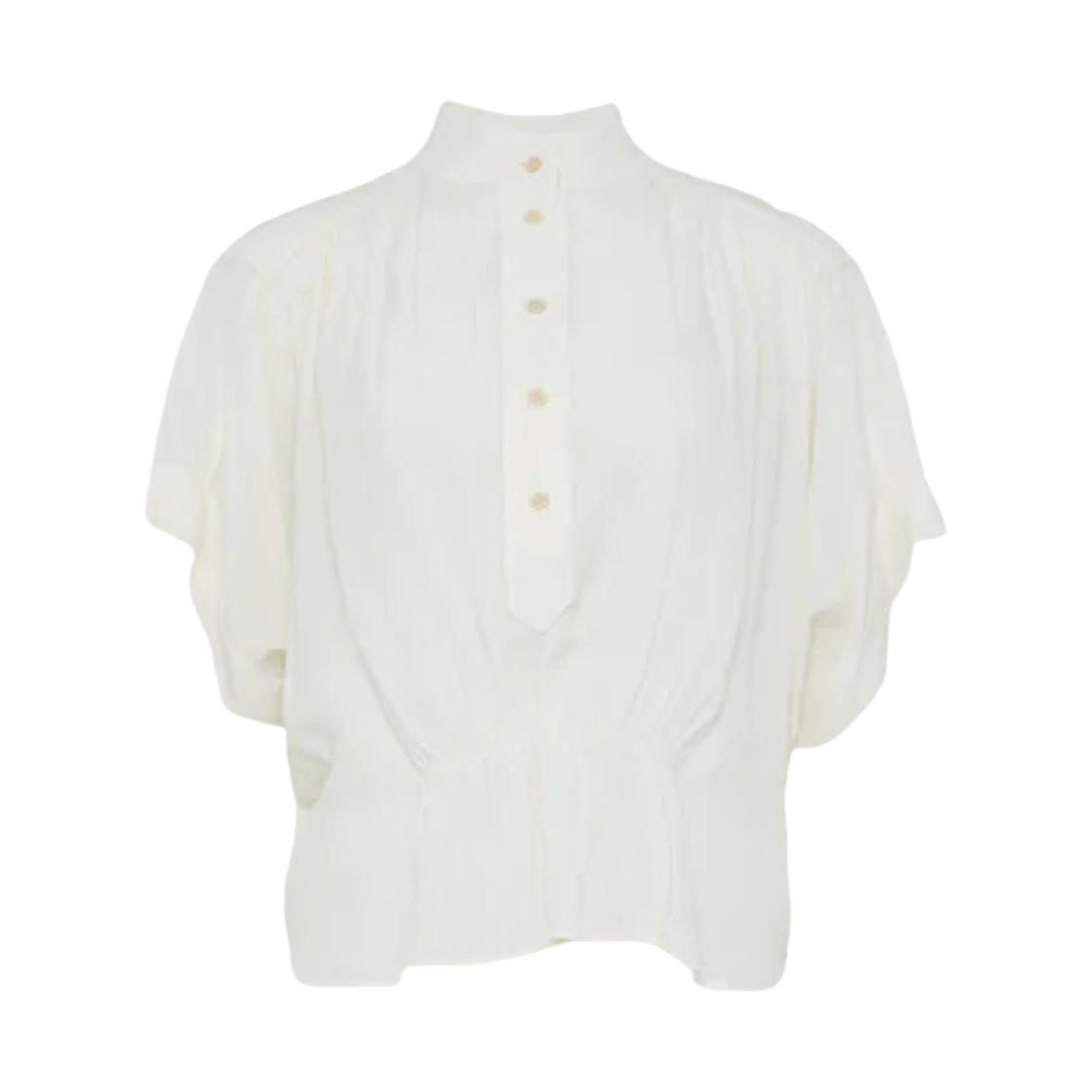 (W) 이자벨 마랑 아잘레아 숏슬리브 탑 에크루 - 23SS((W) Isabel Marant Azalea Short Sleeve Top Ecru - 23SS) - 1