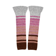 (W) Guizio Striped Legwarmer Cocoa Stripe