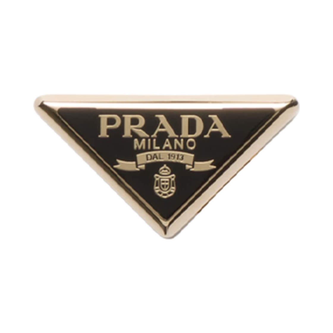 1FF030-2BA6-F0002 Prada Metal Scarf Clip Black
