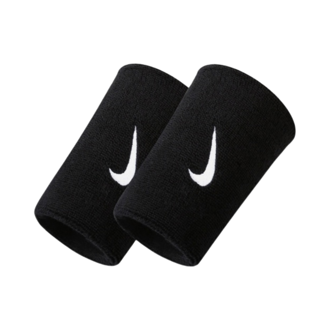나이키 스우시 더블 와이드 손목밴드 블랙(Nike Swoosh Double Wide Wristbands Black)