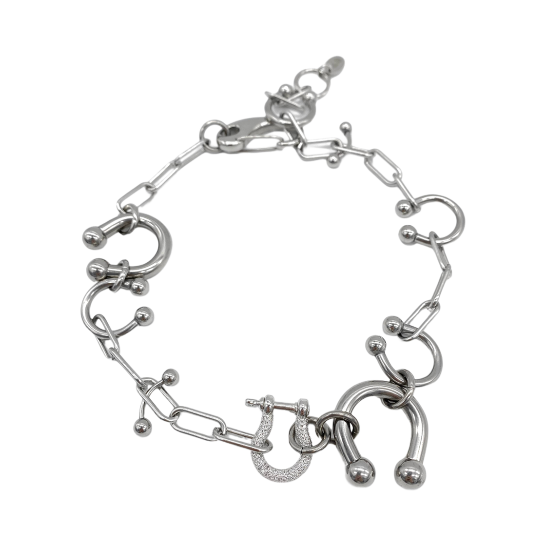 산리 샤클 트윙클 네클리스(SANLI Shackle Twinkle Necklace)