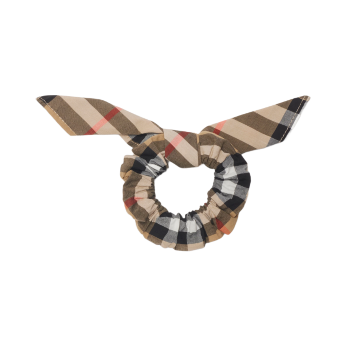 (키즈) 버버리 체크 코튼 스크런치 샌드((Kids) Burberry Check Cotton Scrunchie Sand)