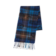 Hysteric Glamour John Scott Vixen Box Pattern Check Muffler Blue Multicolor