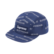 Supreme Reflective Jacquard Camp Cap Navy - 24FW