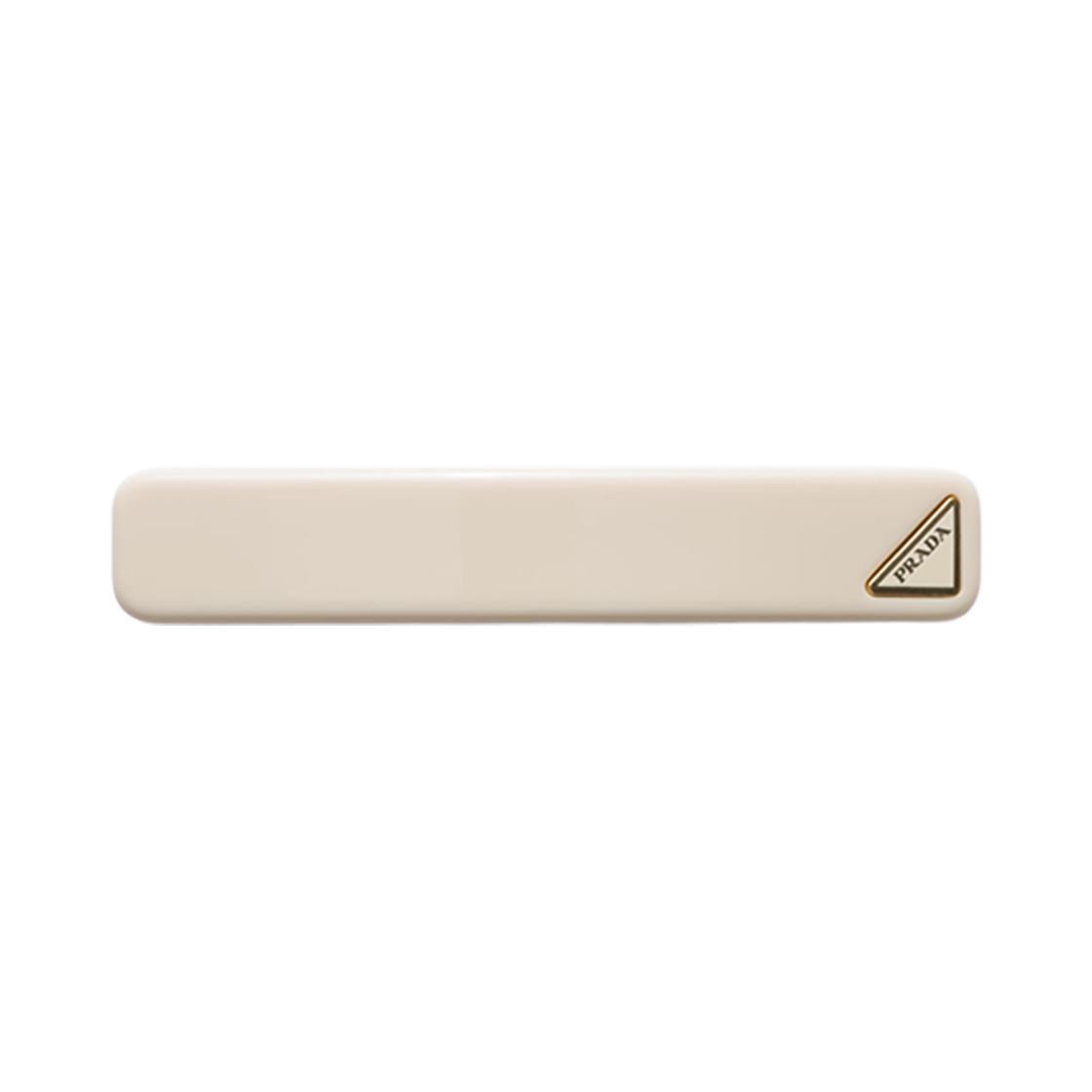1IF134-2CN4-F0304 Prada Plexiglas Hair Clip Ivory