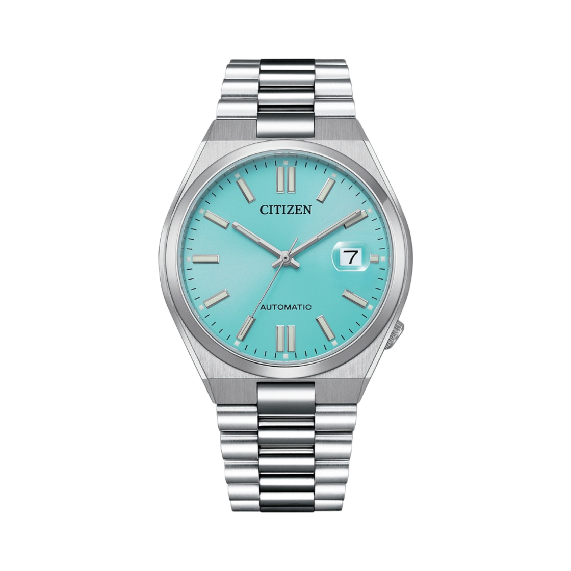 시티즌 메카니컬 오토매틱 40mm 스테인리스 스틸 라이트 블루 실버(Citizen Mechanical Automatic 40mm Stainless Steel Light Blue Silver)