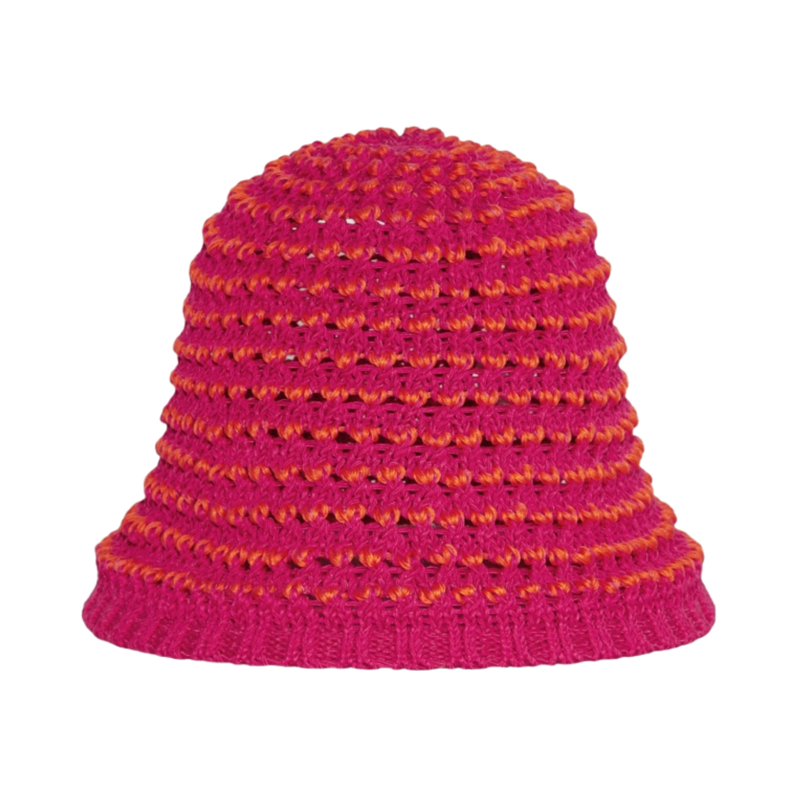 (W) 코스 크로쉐 버킷햇 핑크((W) COS Crochet Bucket Hat Pink)