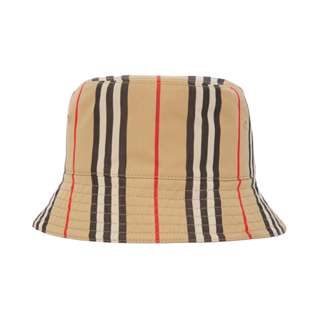 8056638 Burberry Reversible Icon Stripe Bucket Hat Beige