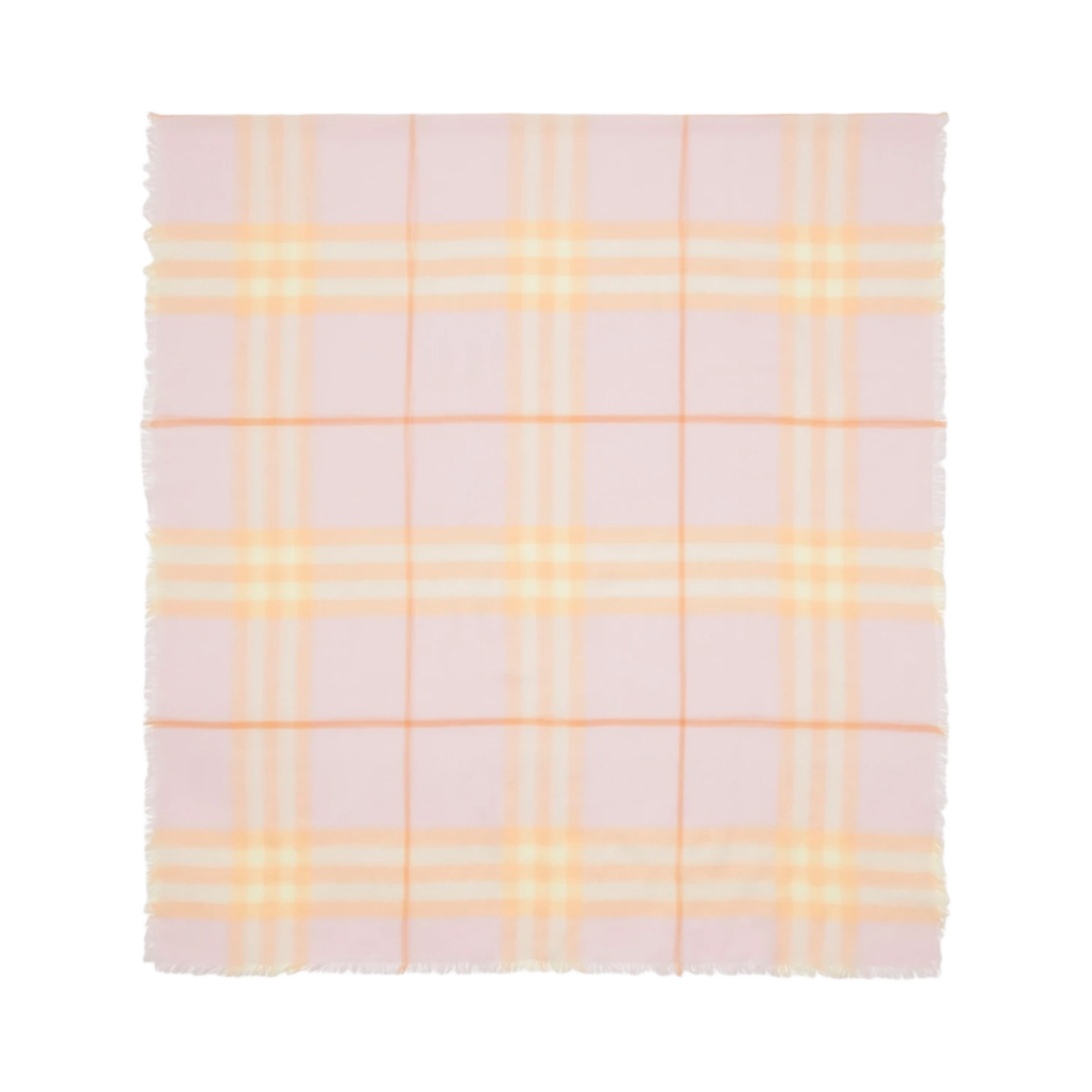 8080102 Burberry Check Wool Muffler Cameo