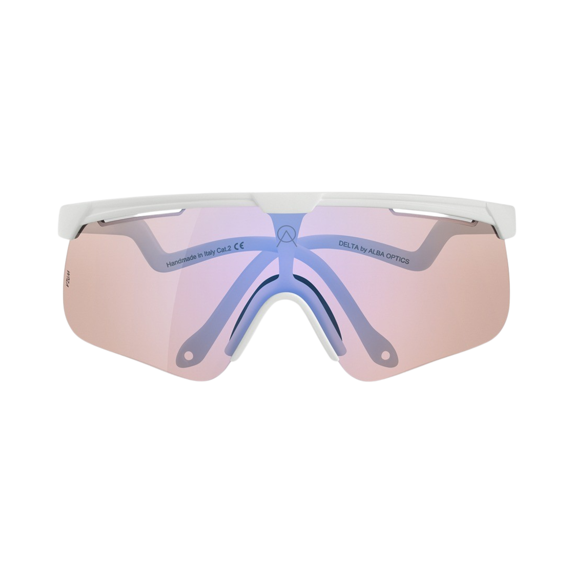 알바옵틱스 델타 (화이트/플라밍고 미러 변색)(ALBA OPTICS Delta (White/Flamingo F-Lens))
