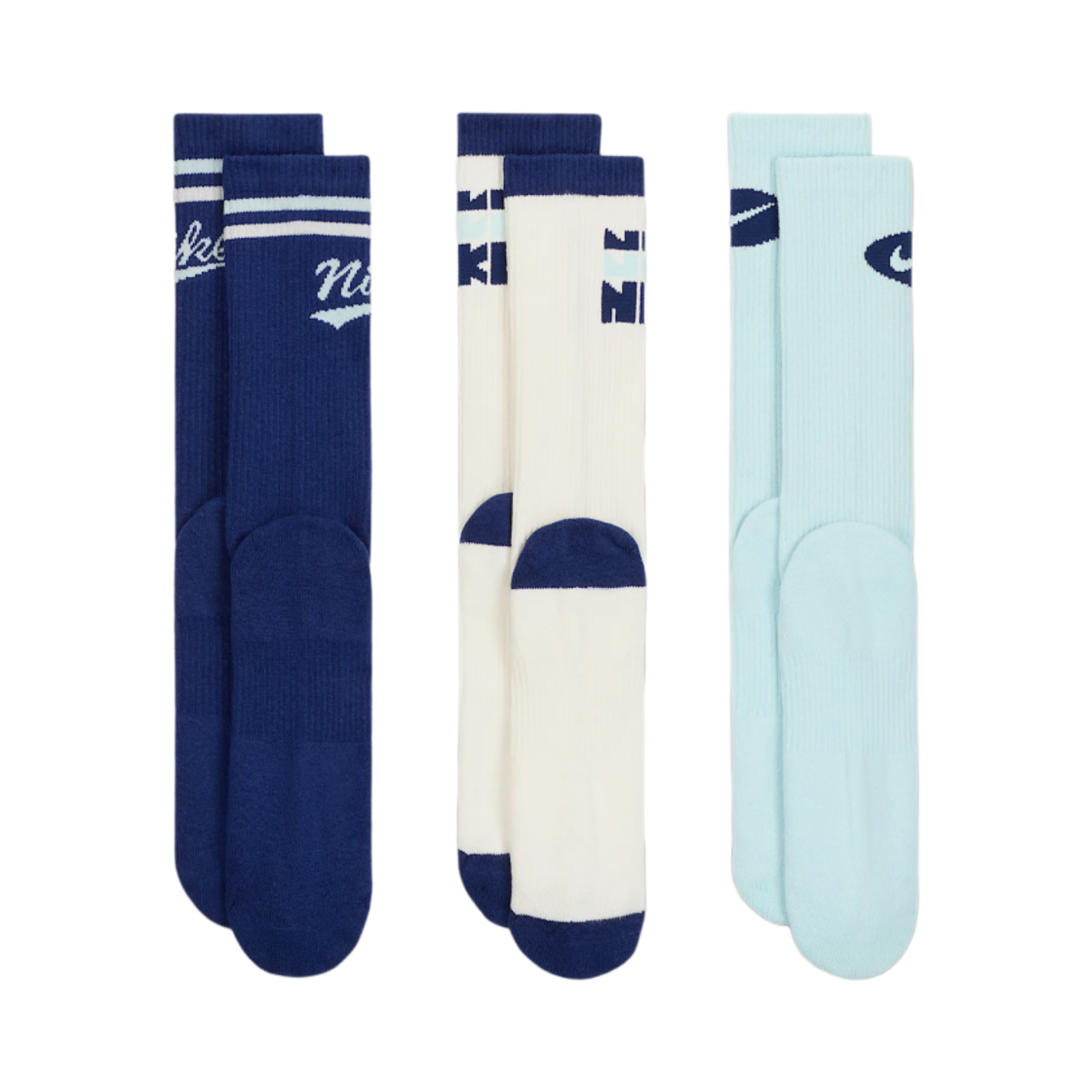 나이키 에브리데이 플러스 크루 삭스 멀티컬러 (3개입/국내 정식 발매 제품)(Nike Everyday Plus Crew Socks Multicolor (3 Pack/Korean Ver.)) - 2