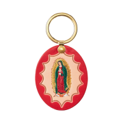 Supreme Guadalupe Leather Keychain Red - 23FW