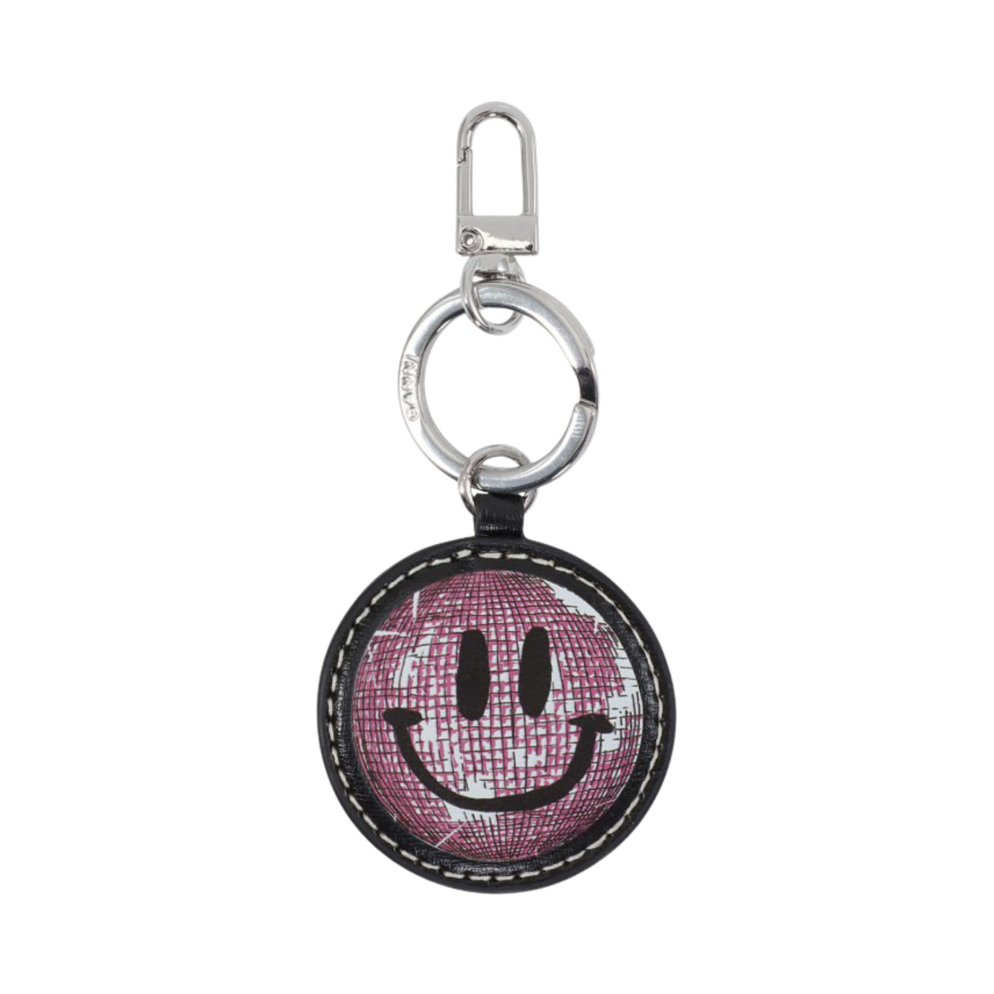 가니 배너 스마일 키체인 블랙(Ganni Banner Smile Keychain Black) - 1