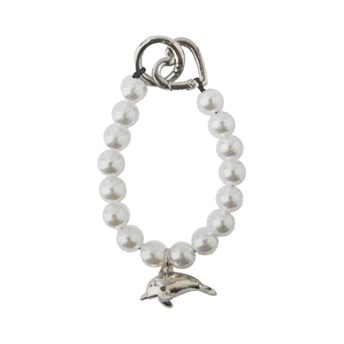 뉴진스 겟 업 비즈 키링 화이트(NewJeans Get Up Beads Keyring White) - 1