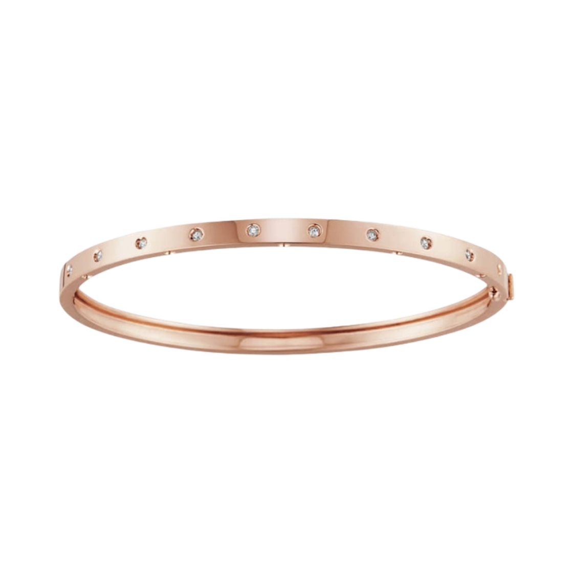 골든 듀 리플렉션3 뱅글 브레이슬릿 핑크 골드(Golden Dew Reflection3 Bangle Bracelet Pink Gold)
