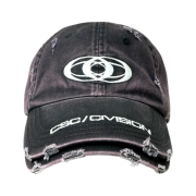 Civision by CSC Double Brim Cap Washed Black