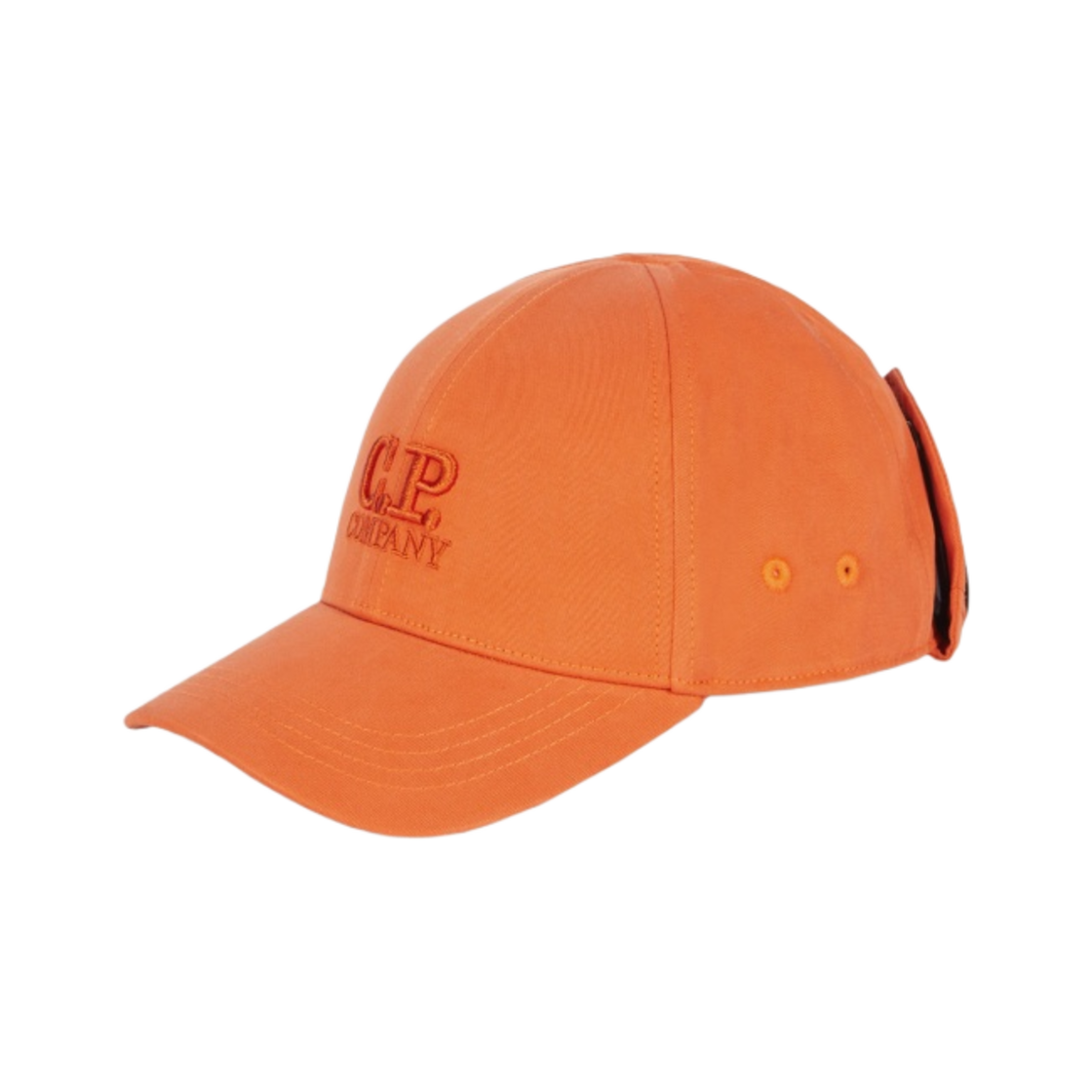 (키즈) C.P. 컴퍼니 개버딘 고글 캡 하베스트 펌킨 오렌지 - 23SS((Kids) C.P. Company Gabardine Goggle Cap Harvest Pumpkin Orange - 23SS) - 2