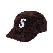 Supreme Corduroy S Logo 6-Panel Dark Brown - 24FW