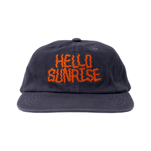 【HELLO SUNRISE】 Washed Horizon 6Panel Cap /追跡付 헬로선라이즈 투톤 워시드 오지 로고 6패널 캡 베이지 & 빈티지