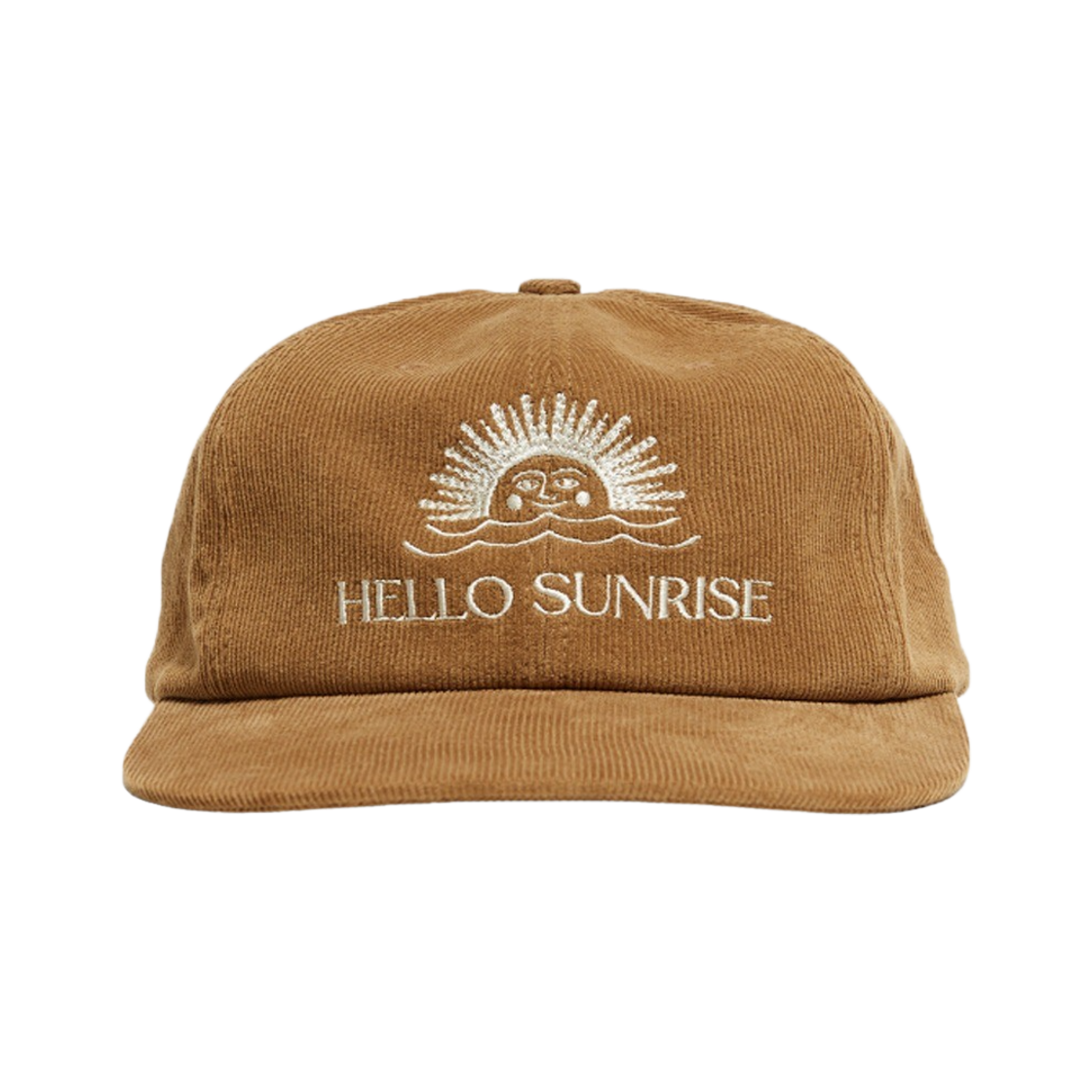 헬로선라이즈 코듀로이 OG 로고 6패널 캡 카멜(Hello Sunrise Corduroy OG Logo 6Panel Cap Camel)